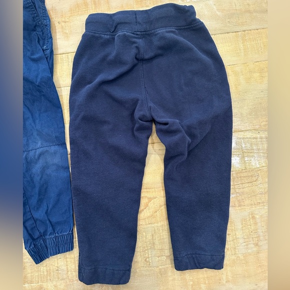 2 pair carters boys toddler school navy blue uniform pull on jogger pants - Picture 10 of 12